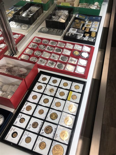 Coin shoppe - 1. Bonanza Coins. “I enjoyed visiting the coin shop today to get more information about a 1923 Peace Dollar I had.” more. 2. Alexandria Gold and Silver. “Great place to sell your gold, silver and coins. Very professional, friendly and fair.” more.